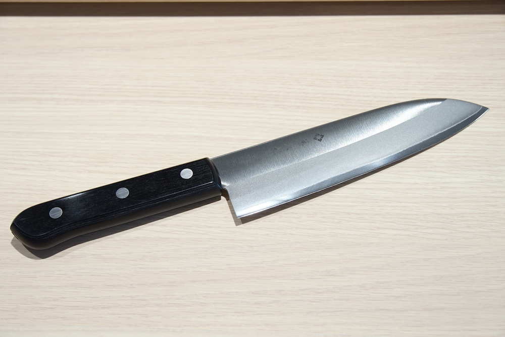 藤次郎 A-1 DPコバルト合金鋼割込 三徳 170mm