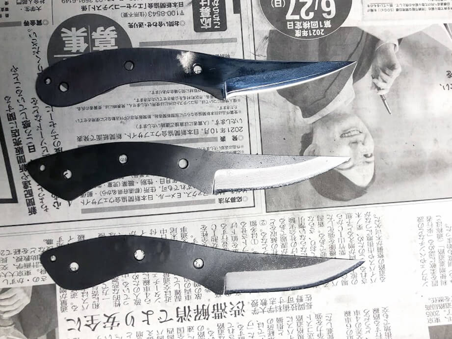 研ぎ終わった刀身材