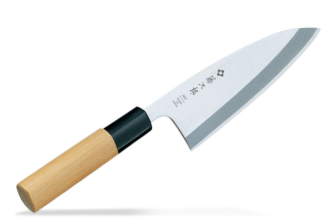 欠けづらくさびにくい小型の出刃包丁