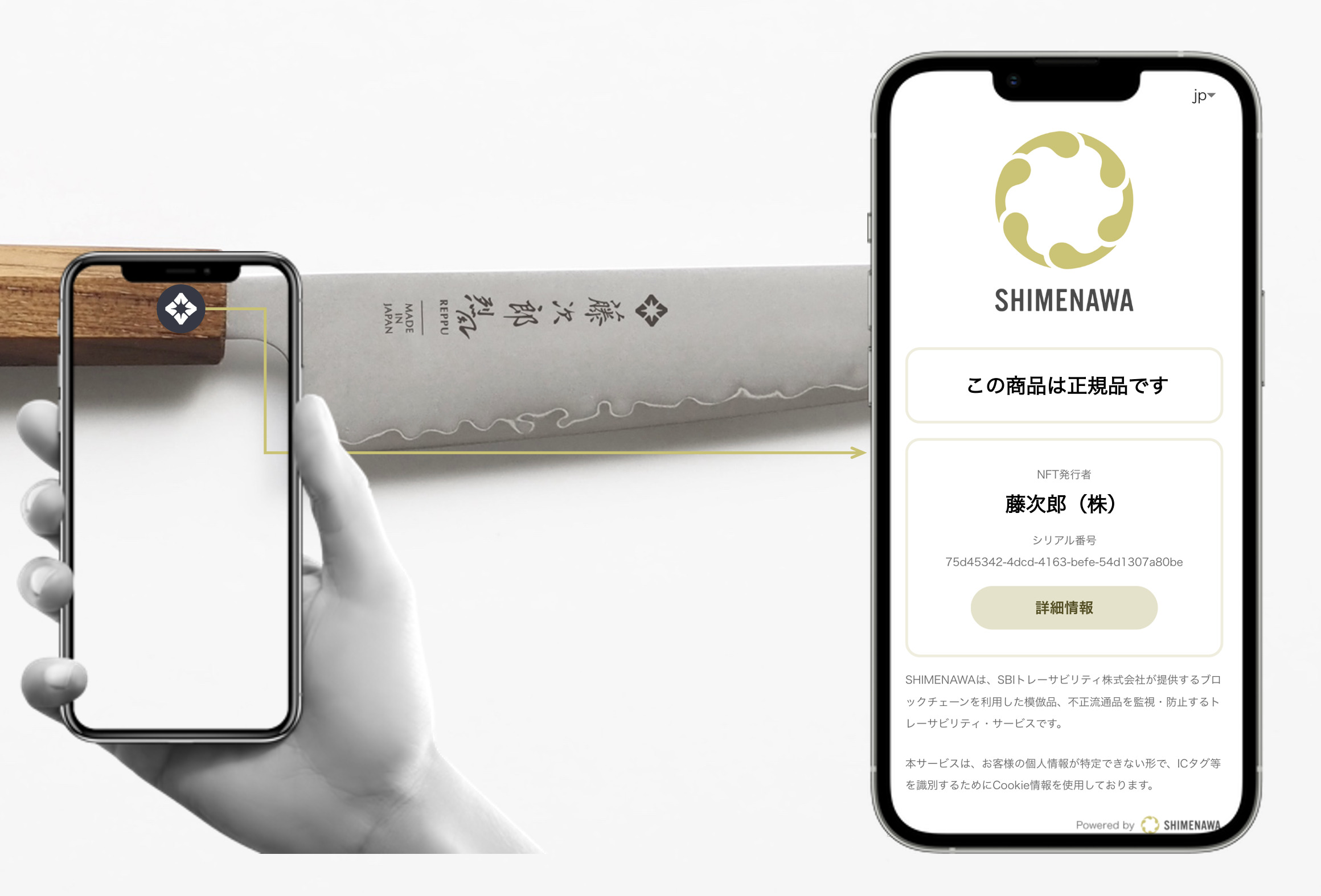 トレーサー・サービス「SHIMENAWA（しめなわ）」